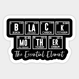 Black Mother The Essential Element Sticker